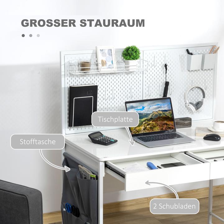 Actual product image Homcom Desk (110 x 58.5 x 127 cm)