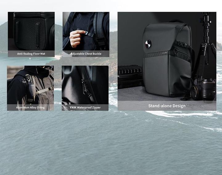Actual product image VSGO Black Snipe 25L Commuting Camera Backpack (Photo backpack, 25 l)