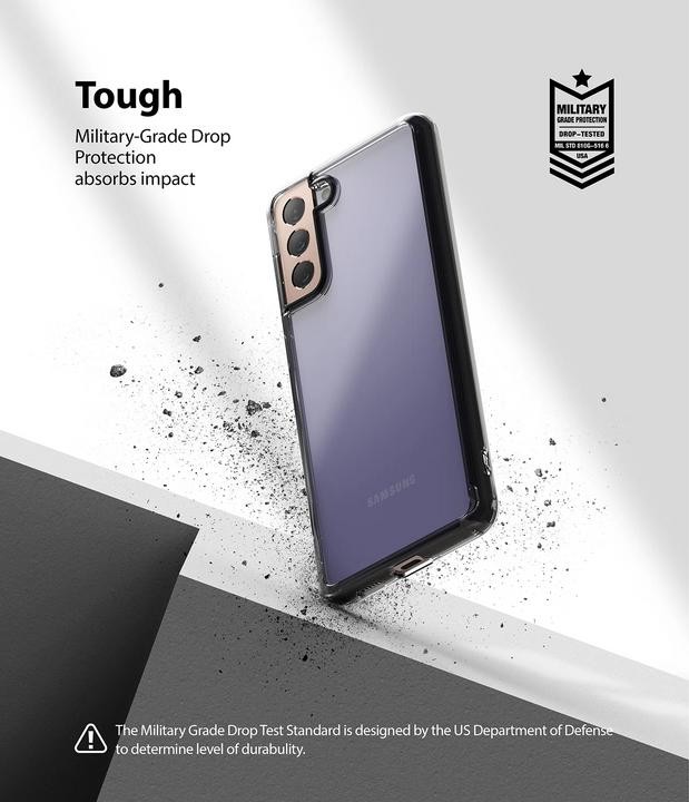 Actual product image Ringke Fusion X Design durable PC Case with TPU Bumper for Samsung Galaxy S21+ 5G (S21 Plus 5G) Camo (Samsung Galaxy S21+)