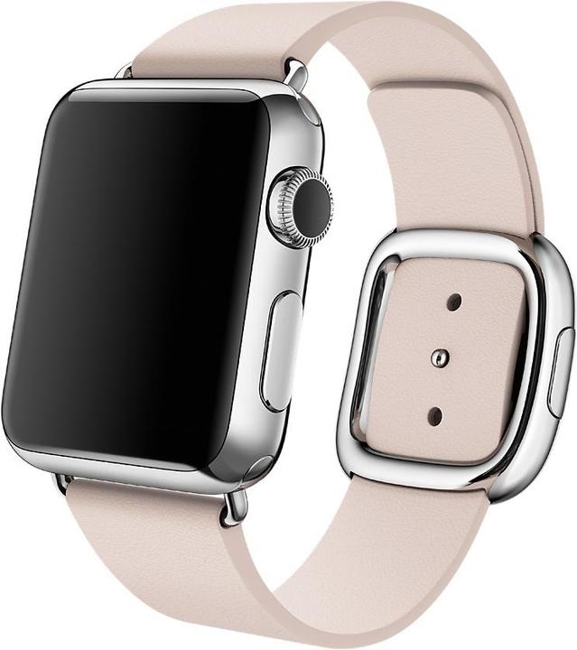 Image du produit Apple Bracelet en cuir moderne Large (38 mm, Cuir Grenade)