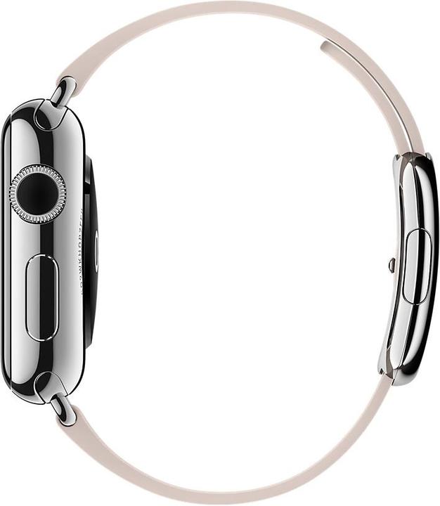 Image du produit Apple Bracelet en cuir moderne Large (38 mm, Cuir Grenade)