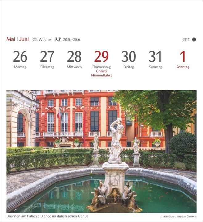 Produktbild Harenberg Oasen der Stille Postkartenkalender 2025 - Wochenkalender mit 53 Postkarten (Harter Einband, Deutsch)
