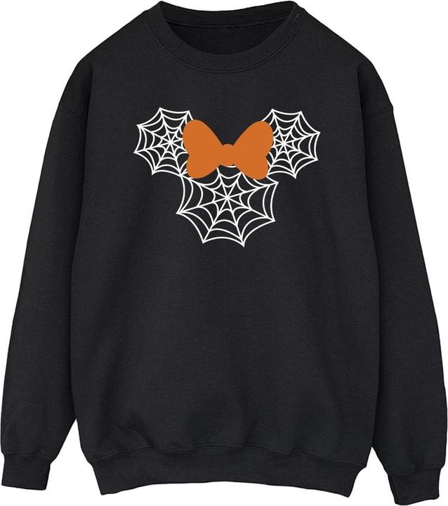 Disney Minnie Mouse Spider Web Head Sweatshirt (L)