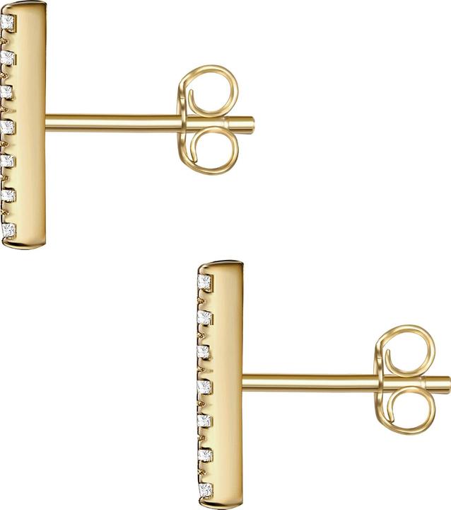 Image du produit Glanzstücke München Femmes argent sterling zirconium or jaune - 12428 (Argent Sterling)