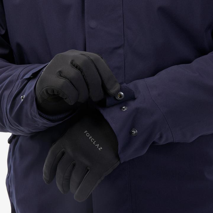 Produktbild Quechua Parka Winterjacke Herren warm bis -10 °C wasserdicht Winterwandern - SH500 blau (M)