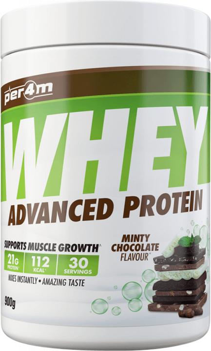 Actual product image Per4m Whey Advanced Protein (Minty Chocolate, 900.90 g)