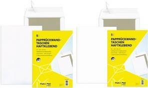 Immagine prodotto Mayer-Network 30002544 Tasche posteriori in cartone B4, senza finestra, 120 g/m², bianco, 5 pz. (5 x)