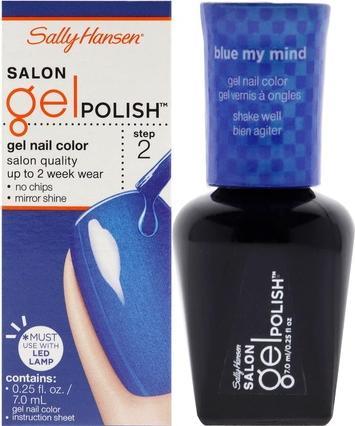 Immagine prodotto Sally Hansen Smalto gel da salone Colore per unghie in gel (266 Blue My Mind, Smalto per unghie effetto gel)