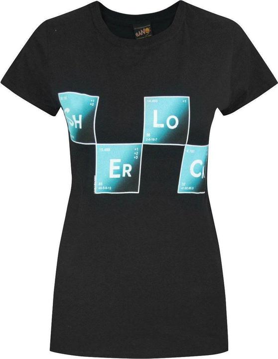 Actual product image Plan 9 Womens/Ladies Sherlock Holmes Breaking Bad T-Shirt (L)