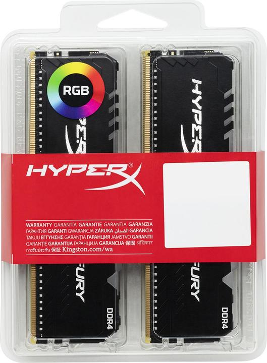 Image du produit HyperX Fury RGB (4 x 8GB, 3200 MHz, RAM DDR4, DIMM)