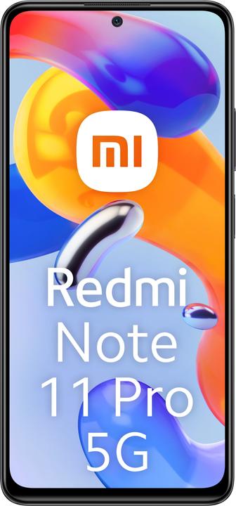 Image du produit Xiaomi Redmi Note 11 Pro 5G (128 Go, Gris graphite, 6.67", Double SIM hybride, 108 Mpx, 5G)