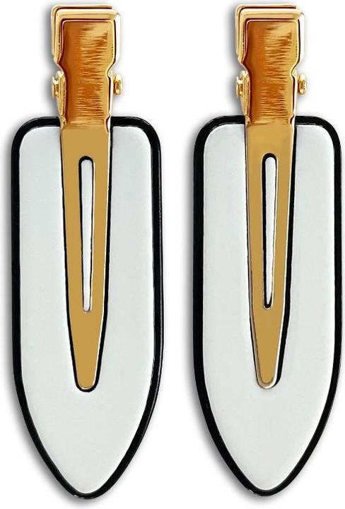 Produktbild Vanessa Beauty Seamless Clips - White/Gold Set (Haargummi, Schmuck)