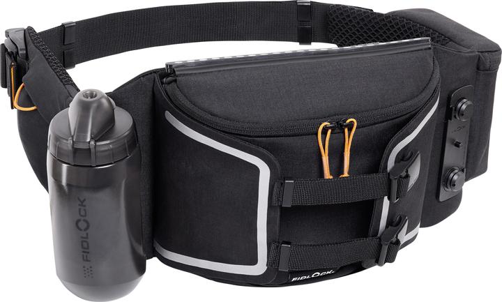 Fidlock Hip Belt Double vyölaukku ja Twist Bottle 450 -juomapullo