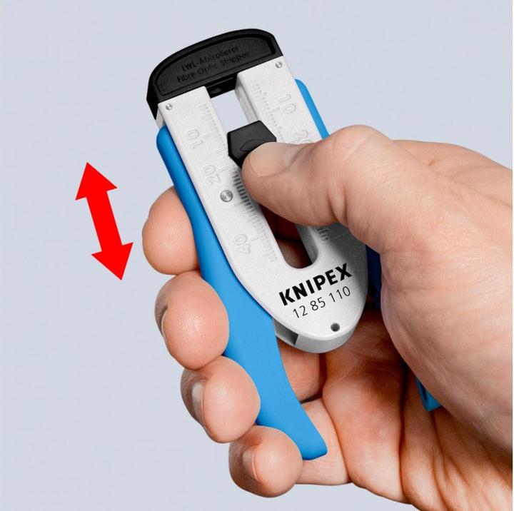 Produktbild Knipex Abisolierwerkzeug für Glasfaserkabel (190 mm)