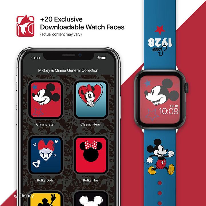 Produktbild Moby Fox Disney Mickey Mouse – Schritt für die Apple Watch (Classic Star)