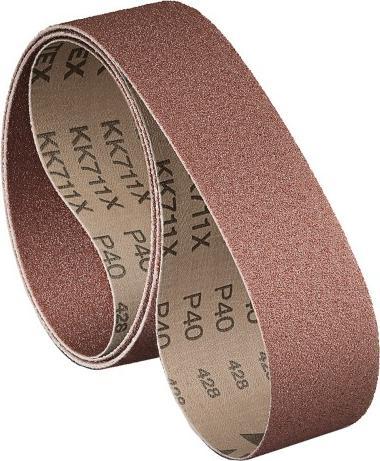 Image du produit Optimum Bande abrasive longueur 762 mm largeur 75 mm grain 80 corindon normal (80)