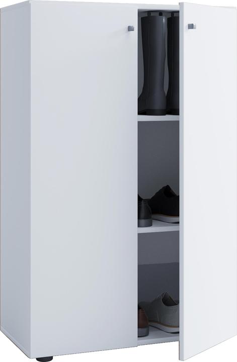 Immagine prodotto VCM Mobile da ufficio in legno Scaffale per file Lona 3 scomparti con ante a battente (70 x 40 x 111 cm)