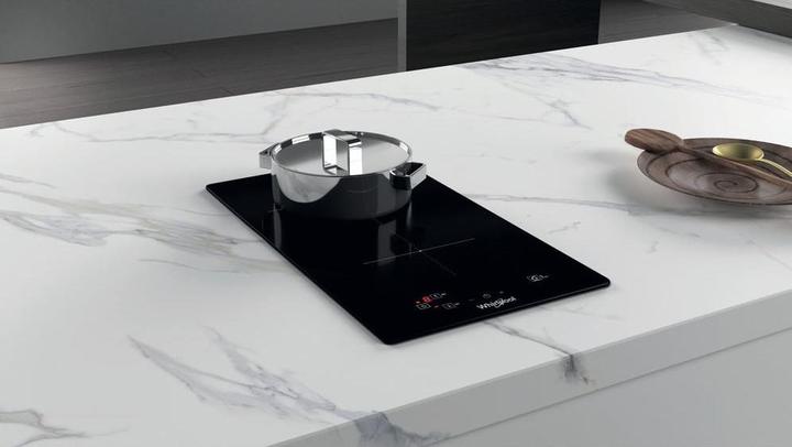 Actual product image Whirlpool WS Q0530 NE, Black, Integrated, 28 cm, zone induction hob, glass ceramic, 2 zone(s)