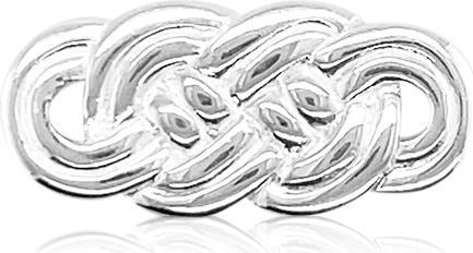 Image du produit Leyda Connecteur double boucle motif torsadé