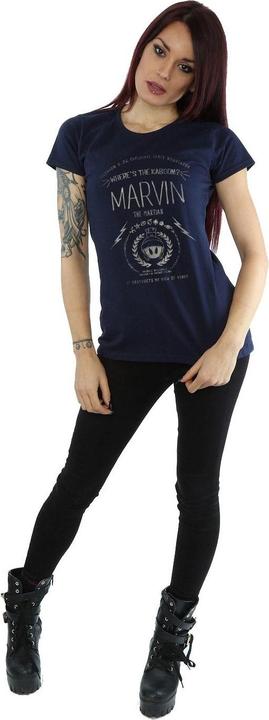 Actual product image Looney Tunes Womens/Ladies Marvin The Martian Where's The Kaboom Cotton T-Shirt (XL)