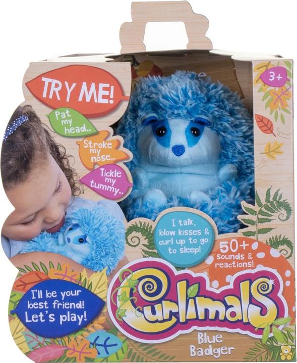 Image du produit Curlimals Blue le blaireau (14 cm)