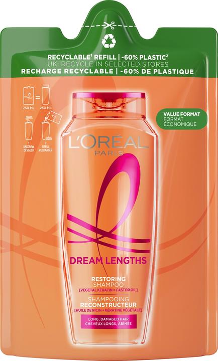 L'Oréal Paris Elseve Dream Length (250 ml, Flüssiges Shampoo)