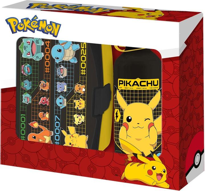 Actual product image Kids Licensing Lunch Box and Water Bottle Pokemon