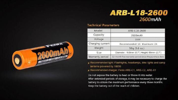 Image du produit Fenix Arb-L18