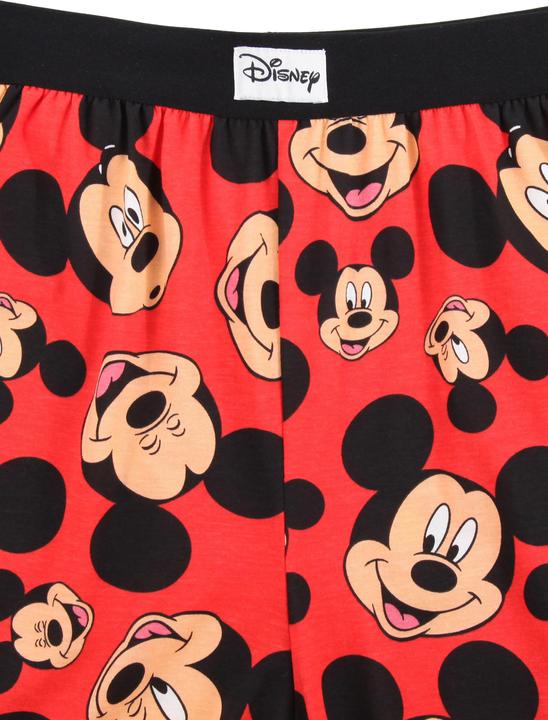 Actual product image Recovered Disney Mickey Faces Red Loungepant XL (XL)