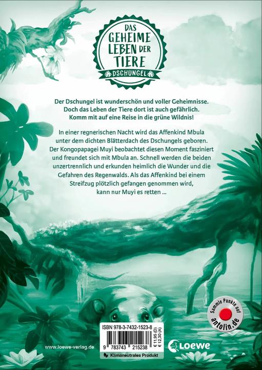 Produktbild Loewe Das geheime Leben der Tiere (Dschungel, Band 1) - Freundschaft im Regenwald (Deutsch, Peer Martin, Marie Beschorner, 2023)