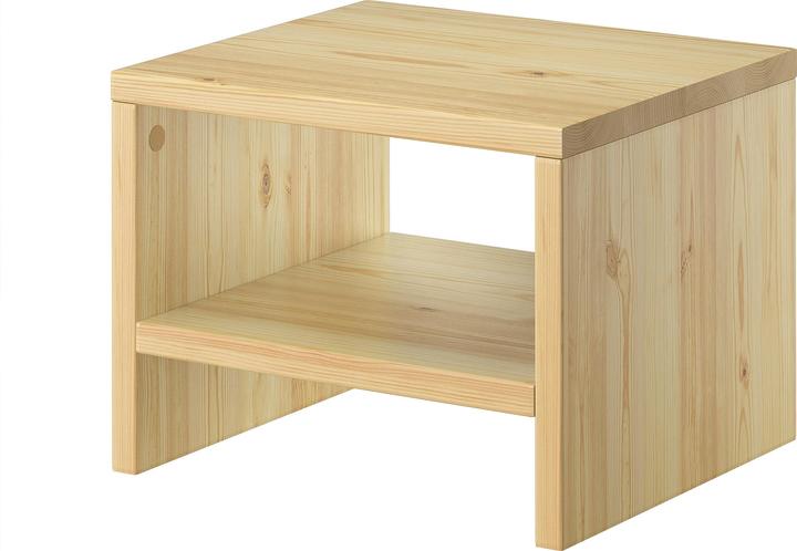 Produktbild Erst-Holz Nachttisch Kiefer massiv modernes kubisches Nachtkästchen in offener Form 90.20-K5