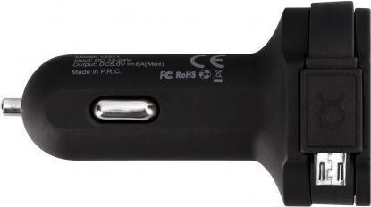Actual product image Xqisit Dual USB Car Charger 6A