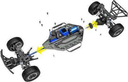 Produktbild Traxxas Slash 4x4 VXL Clipless orange 1/10 Short-Course RTR Brushless, HD, ohne Akku und Ladegerät (RTR Ready-to-Run)