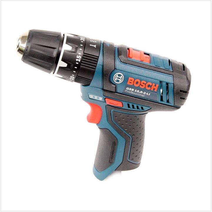 Actual product image Bosch Professional Bosch GSB 10,8-2-LI Battery Impact Drill Solo ( 06019B690E ) + L-Boxx - without battery, without (Rechargeable battery operated)
