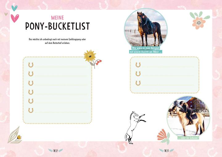 Immagine prodotto #ponylife – Mein Pferde-Mitmach-Journal von den Social-Media-Stars Lia und Lea (Tedesco, Lea Schirdewahn, Carola di Caldaia, Lia Beckmann, 2022)