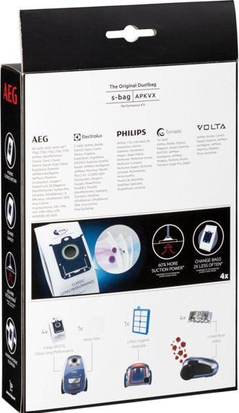 Actual product image AEG APKVX bag/filter set for VX4-8 (10 x)