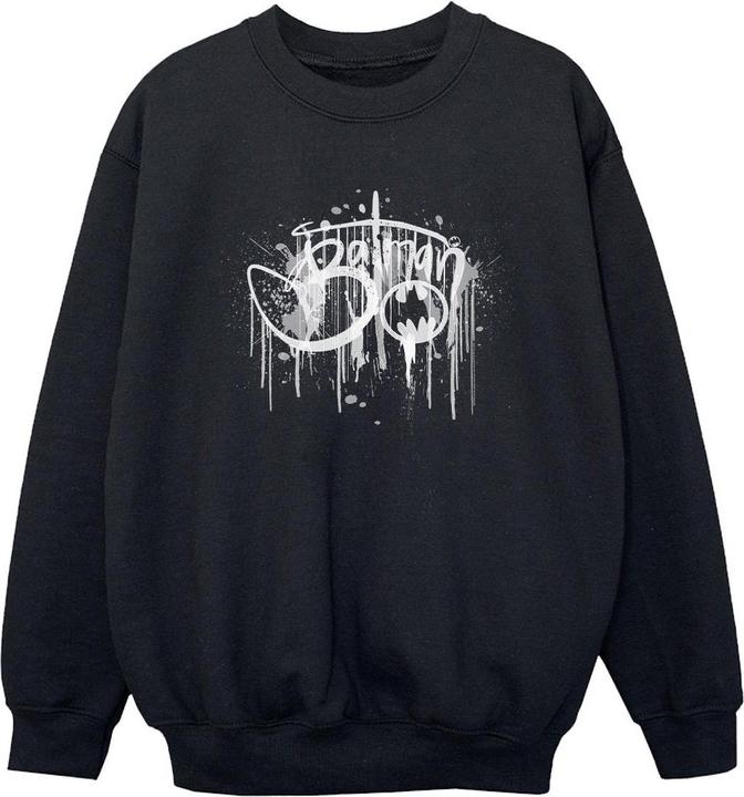 Actual product image Boys Batman Paint Splatter Sweatshirt (116)