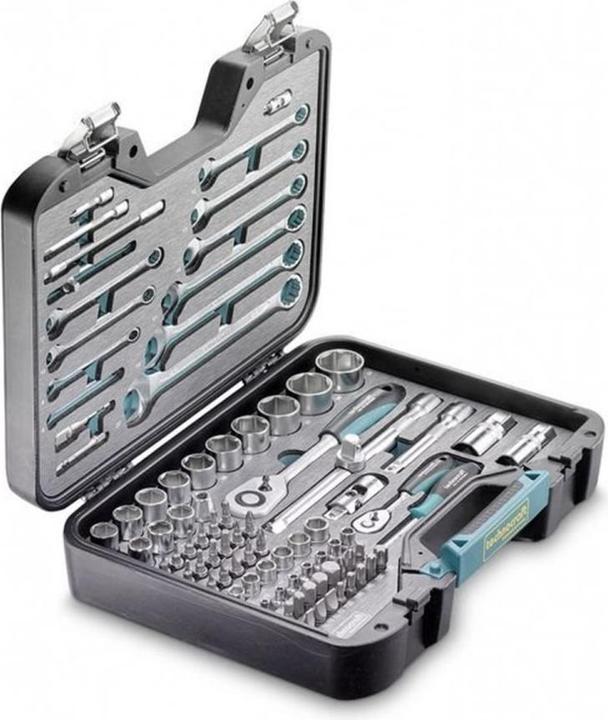 technocraft Jeu de douilles BLACK 1/4" + 1/2", 82 pces (1/4", 1/2")