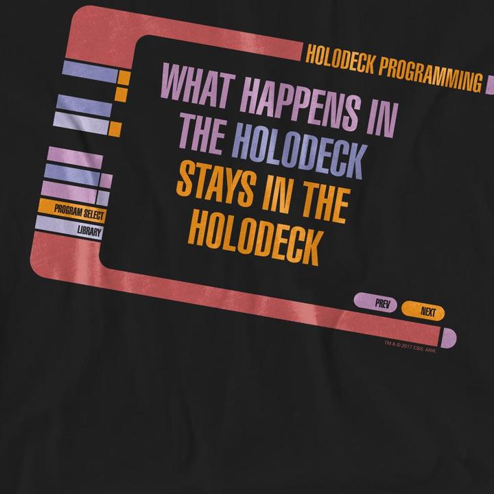 Image du produit - T-shirt HOLODECK SECRETS - Adulte (XL)