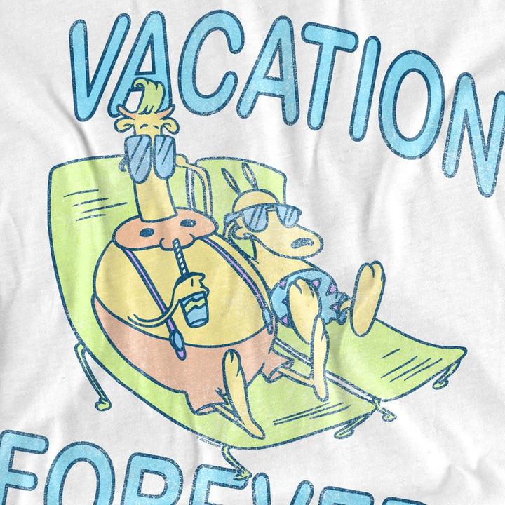 Actual product image Rocko´s Modern Life Unisex Adult Vacation Forever T-Shirt (XL)