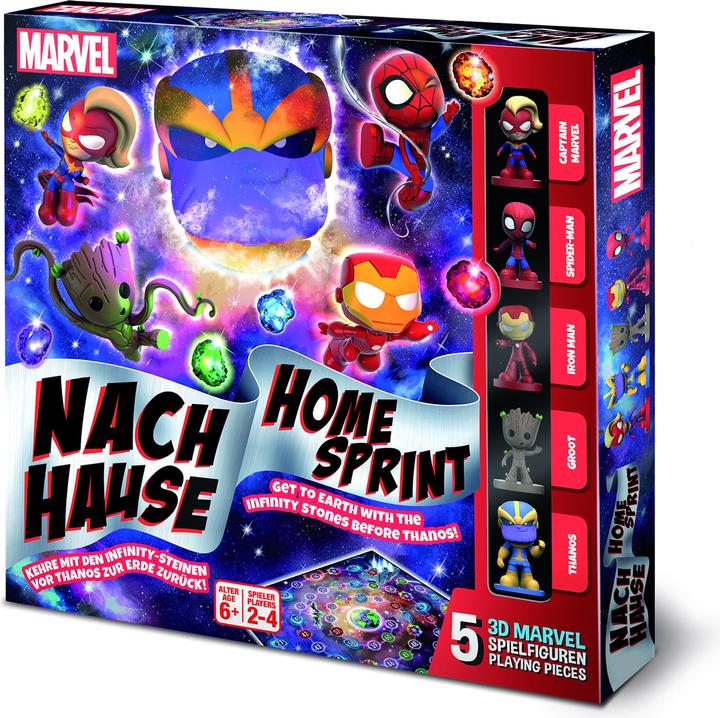 Produktbild ASS Altenburg C75840390 - Disney Marvel - Nach Hause / Gänsespiel, ab 6 Jahren, 2-4 Spieler (Deutsch)