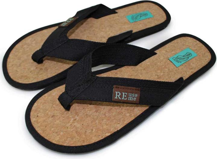 Produktbild ReUseMe Flip Flops mit Kork Innensole (36)