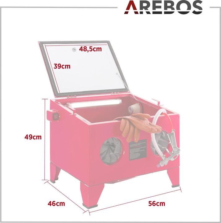 Produktbild Arebos Sandstrahlkabine