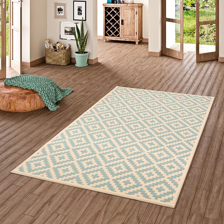 Produktbild Pergamon Designer Kurzflor Teppich Moderne Muster (160 x 225 cm)