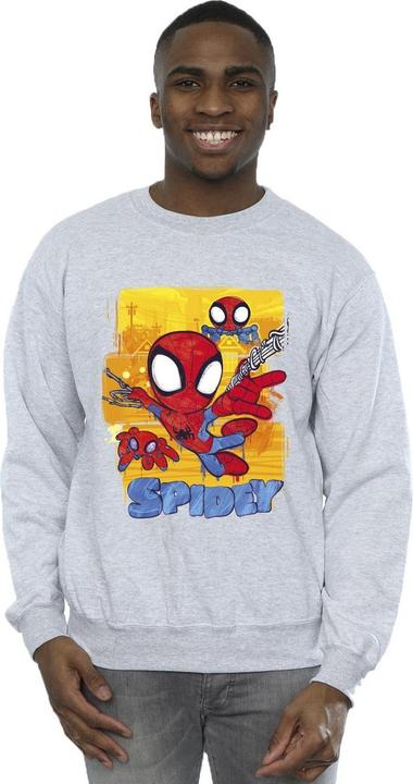 Immagine prodotto Spidey And His Amazing Friends Flying Felpa Uomo (4XL)