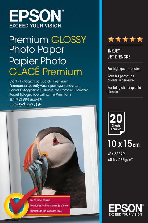 Actual product image Epson 10x15 Premium Glosy PhotoPaper (255 g/m², A4, 20 x)