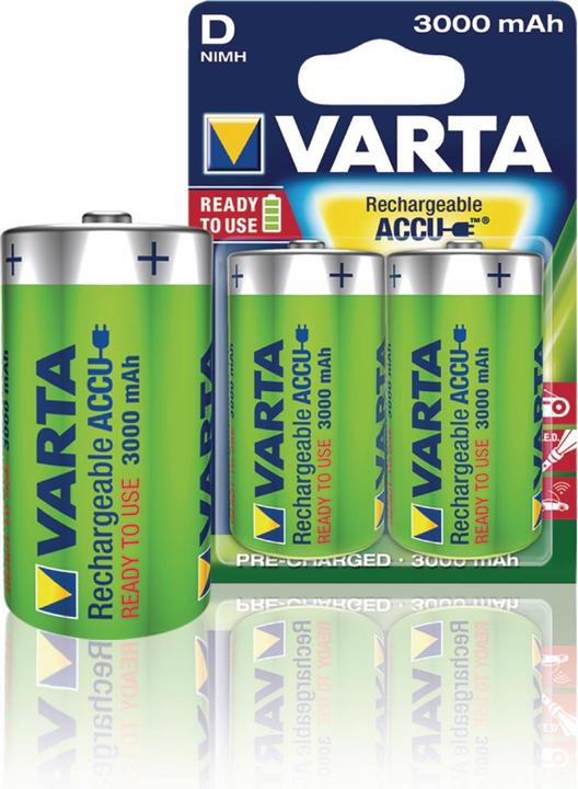Image du produit Varta Recharger Accu Power (2 pcs, D, 3000 mAh)