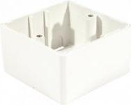 Produktbild Dexlan Rahmen für Datendosen-Einsätze, signalweiss RAL 9003 (Kabeldurchlass, 1.50 cm)