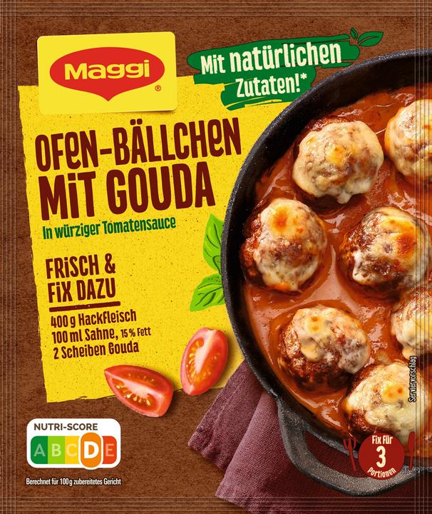 Produktbild Maggi FIX Ofen Bällchen Mit Gouda (43 g)