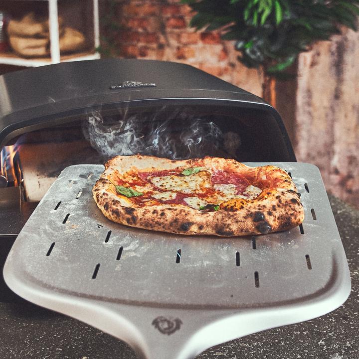 Immagine prodotto Burnhard Barbecue a gas con 1 bruciatore WAYNE JR. 3,6 kW - Barbecue portatile da balcone (Forno per pizza a gas)